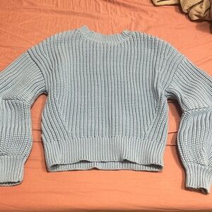 Banana Republic Light Blue Crew Neck Sweater